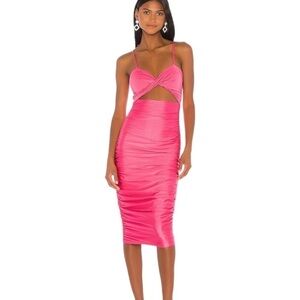 HOURS Shelby Midi Dress Size Small